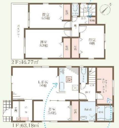 堺市中区辻之　2号地  間取図・土地図