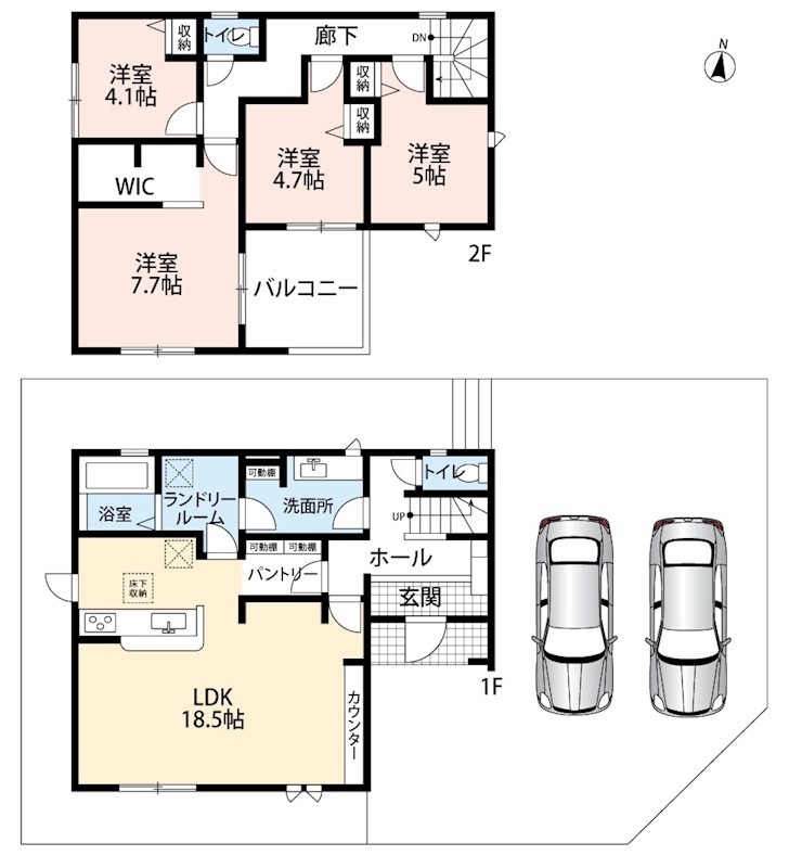 大津市和邇中　第3期　1号地 間取図・土地図
