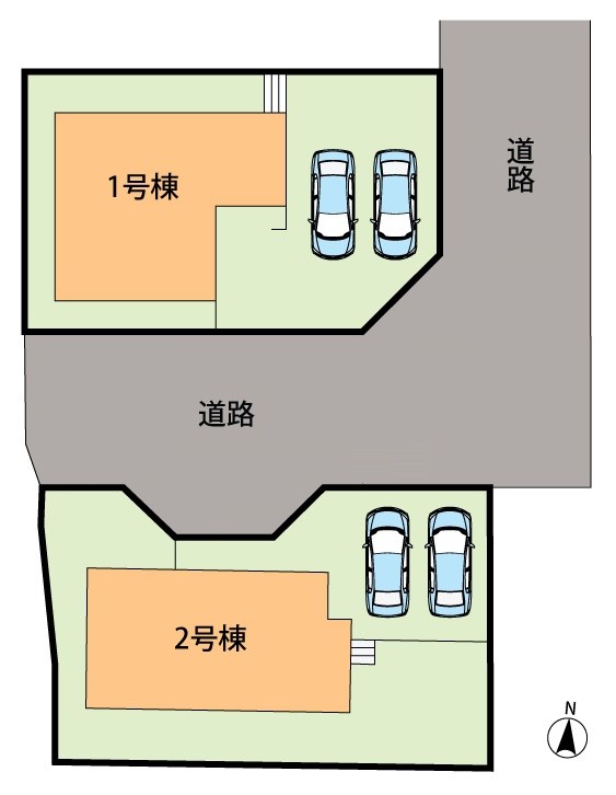 大津市和邇中　第3期　1号地 区画図