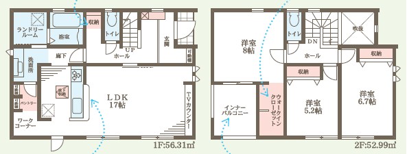 堺市南区御池台 間取図・土地図