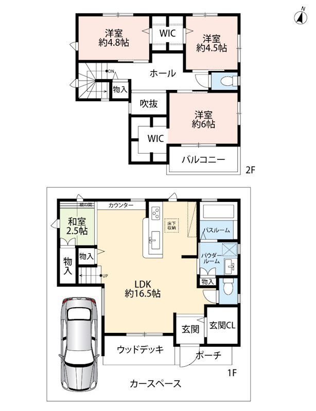 枚方市招提大谷 間取図・土地図