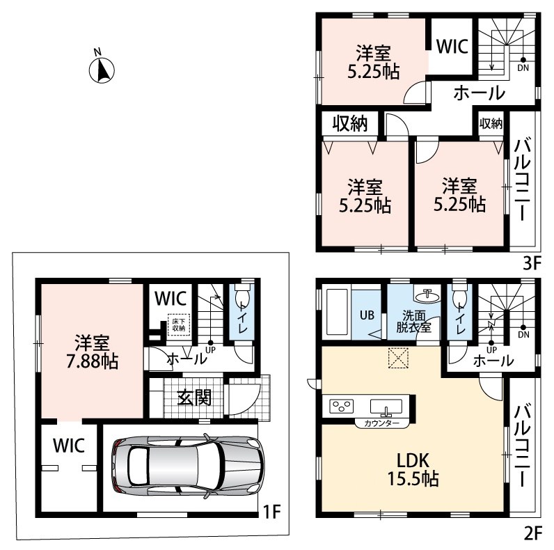 堺市堺区香ヶ丘町　第2期　2号地  間取図・土地図