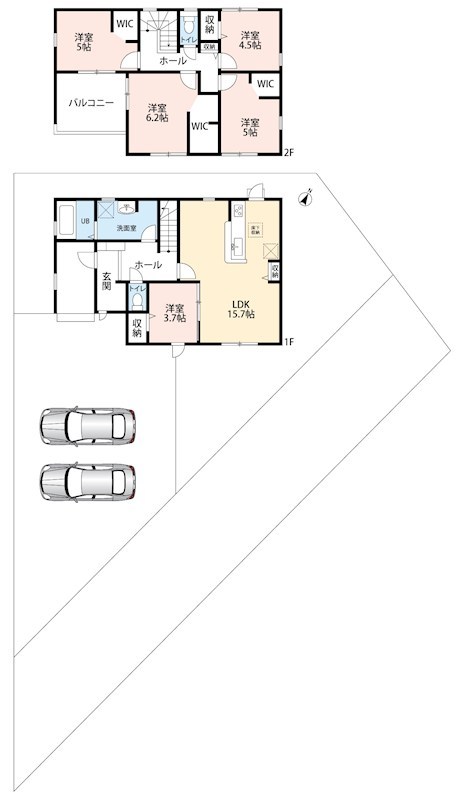 関市笠屋　3号地 間取図・土地図
