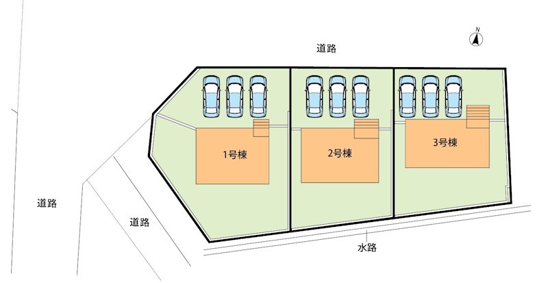 可児市塩　第4期　3号地  区画図