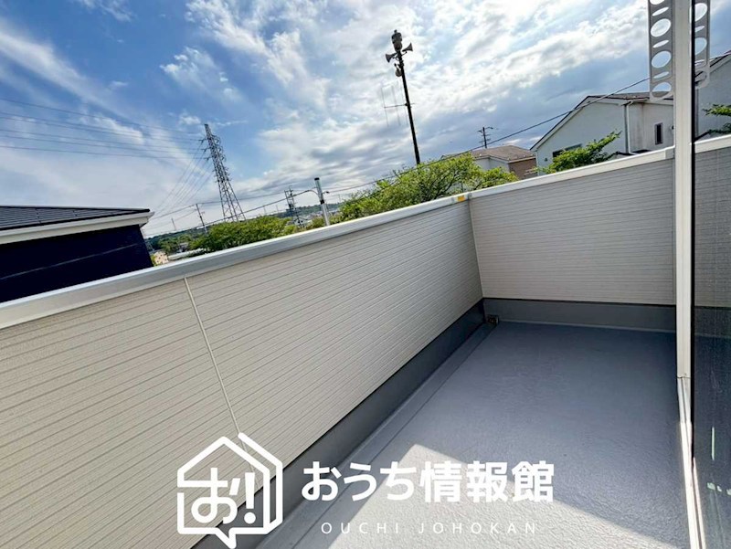 四日市市智積町本　2号地 現地写真（バルコニー）