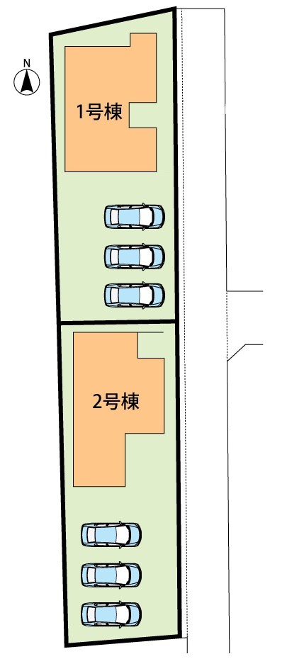 鈴鹿市住吉　第1期　2号地 区画図