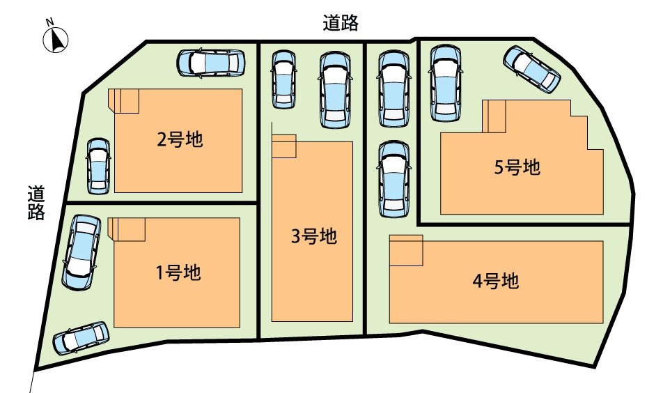 京都市山科区小山西御所町　第1期　2号地 区画図