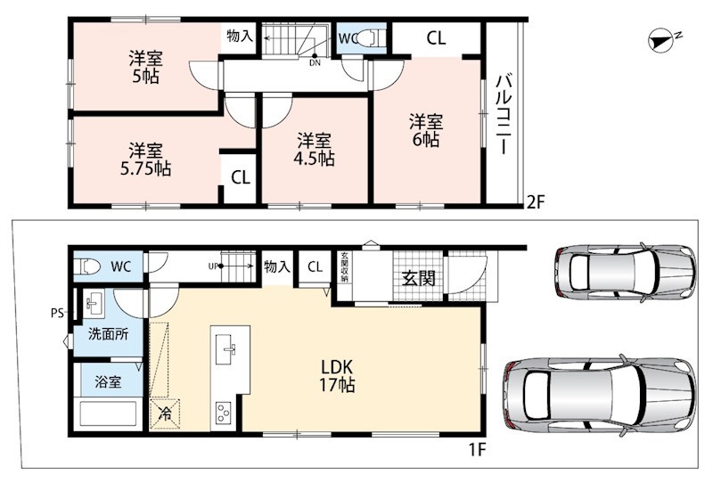 京都市山科区小山西御所町　第1期　3号地 間取図・土地図