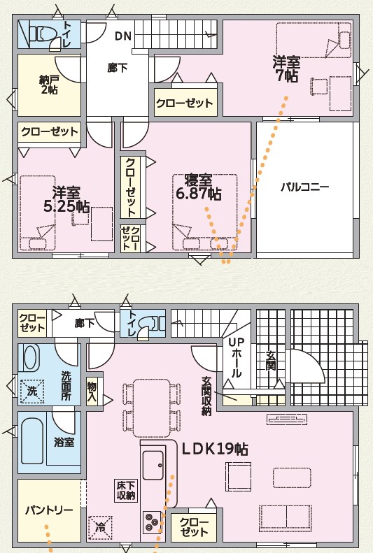 和歌山市有本　第4期　3号地 間取図・土地図