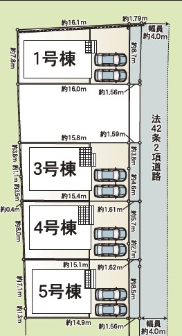 和歌山市有本　第4期　3号地 区画図