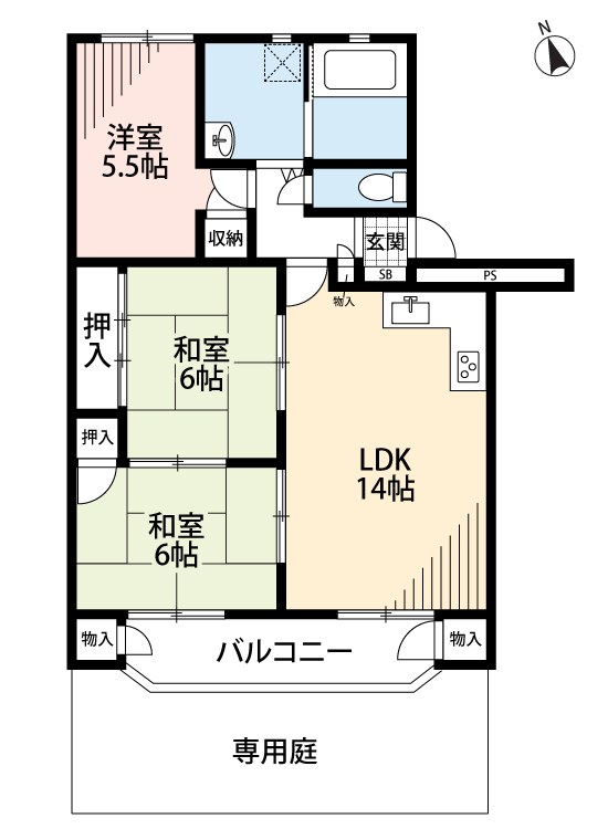 ひらかたパークハイツ 間取図・土地図