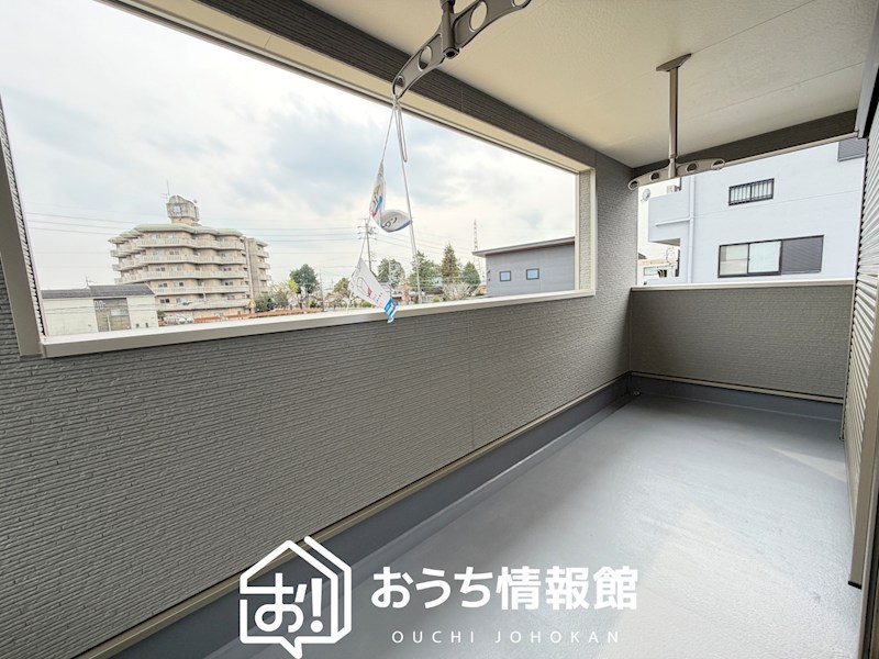 岐阜市菅生　第5期　1号地 現地写真（バルコニー）