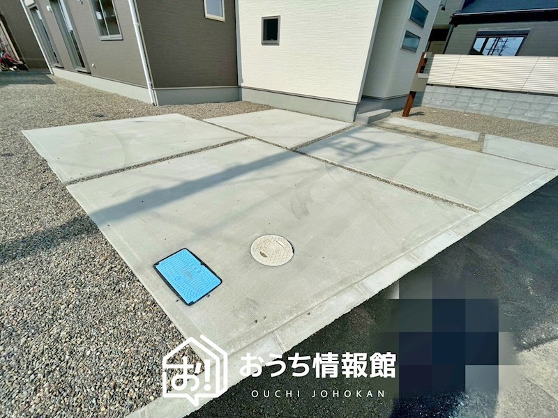 本巣市下真桑　第2期　3号地  現地写真（駐車場）