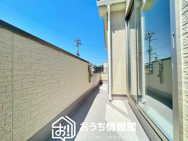 各務原市鵜沼東町　C号地  現地写真（バルコニー）