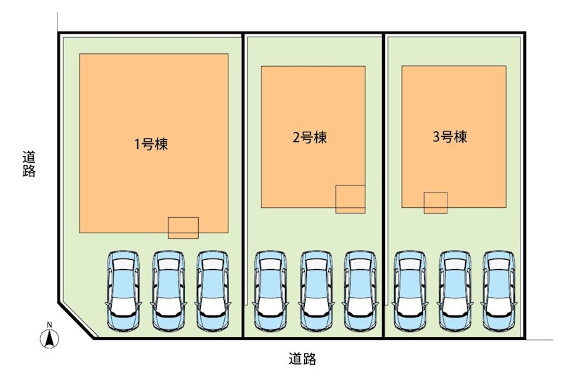 土岐市妻木町　第6期　1号地 区画図