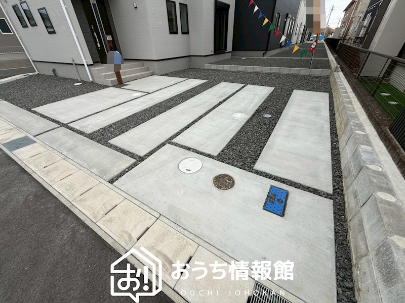 四日市市楠町北五味塚　第10期　1号地 現地写真（駐車場）