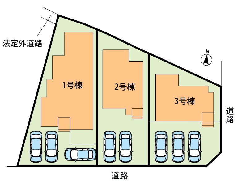 江南市河野町河野　第2期　3号地 区画図