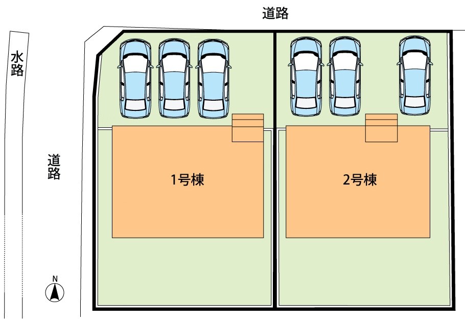 和歌山市北出島　第1期　1号地 区画図