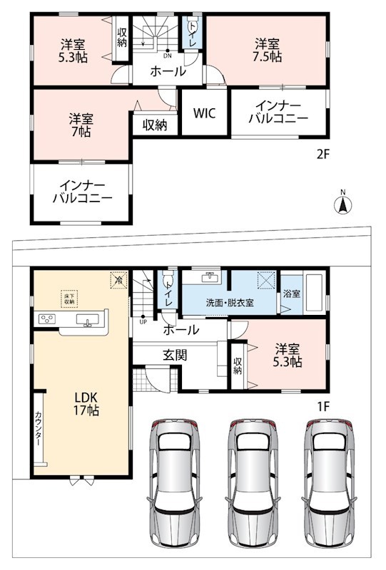 姫路市藤原区山戸　第4期　1号地 間取図・土地図