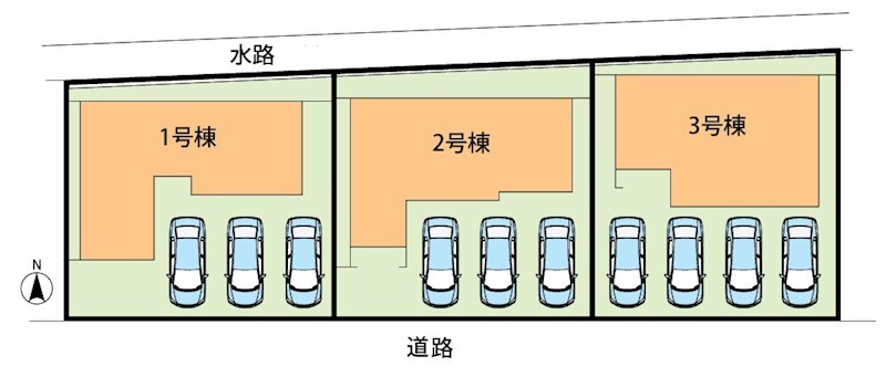 姫路市藤原区山戸　第4期　3号地  区画図