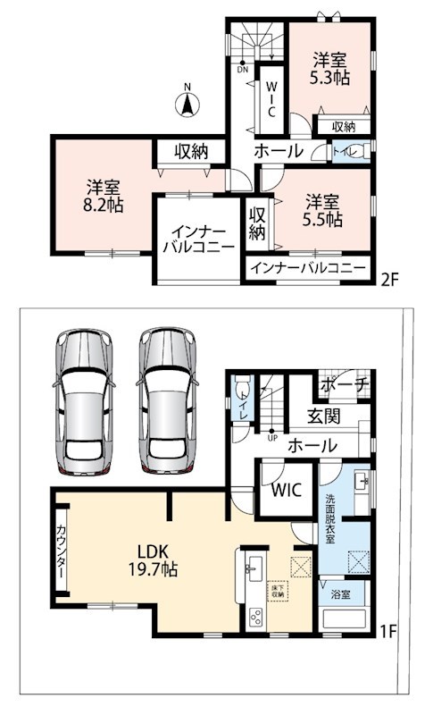 揖保郡太子町立岡　2号地 間取図・土地図