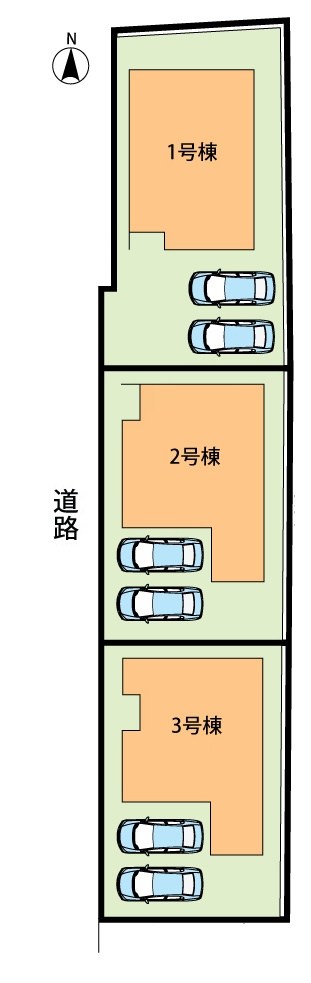 揖保郡太子町佐用岡　2号地  区画図