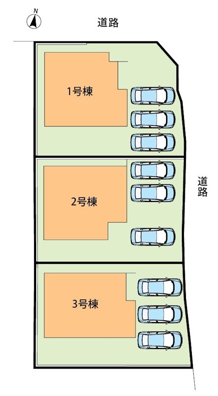 南あわじ市広田中筋　2号地 区画図