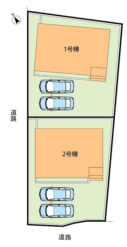 姫路市別所町小林　第6期　2号地 区画図