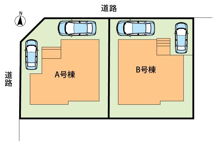明石市大久保町高丘　B号地 区画図