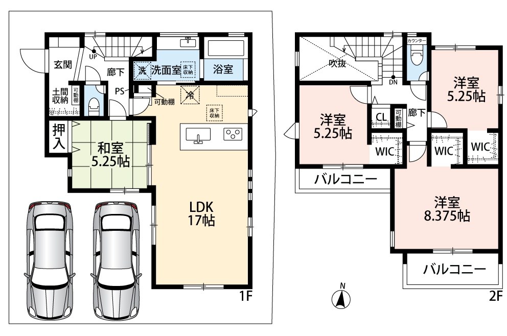 大津市雄琴　第1期 間取図・土地図