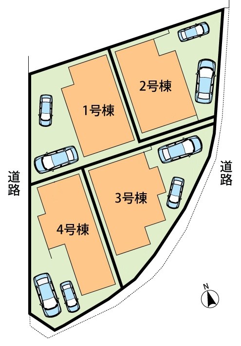 羽曳野市はびきの　1号地 区画図
