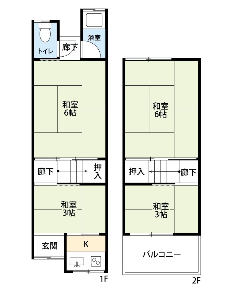 寝屋川市河北東町 間取図・土地図