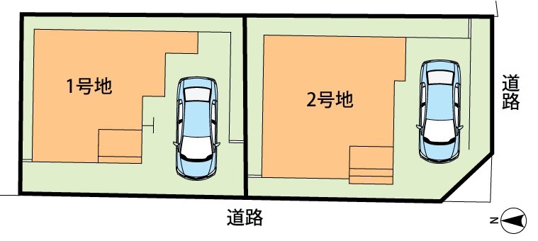 寝屋川市春日町　第3期　2号地 区画図