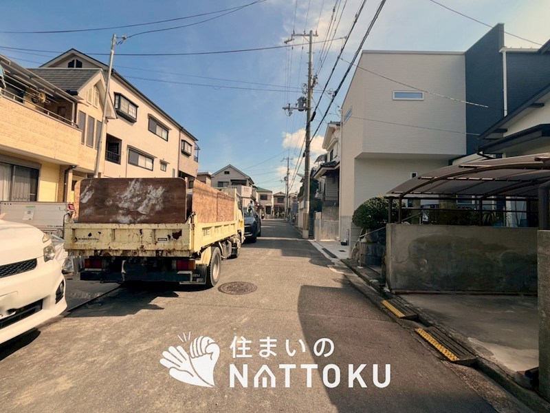 寝屋川市太秦桜が丘 現地写真（前面道路含む現地写真）