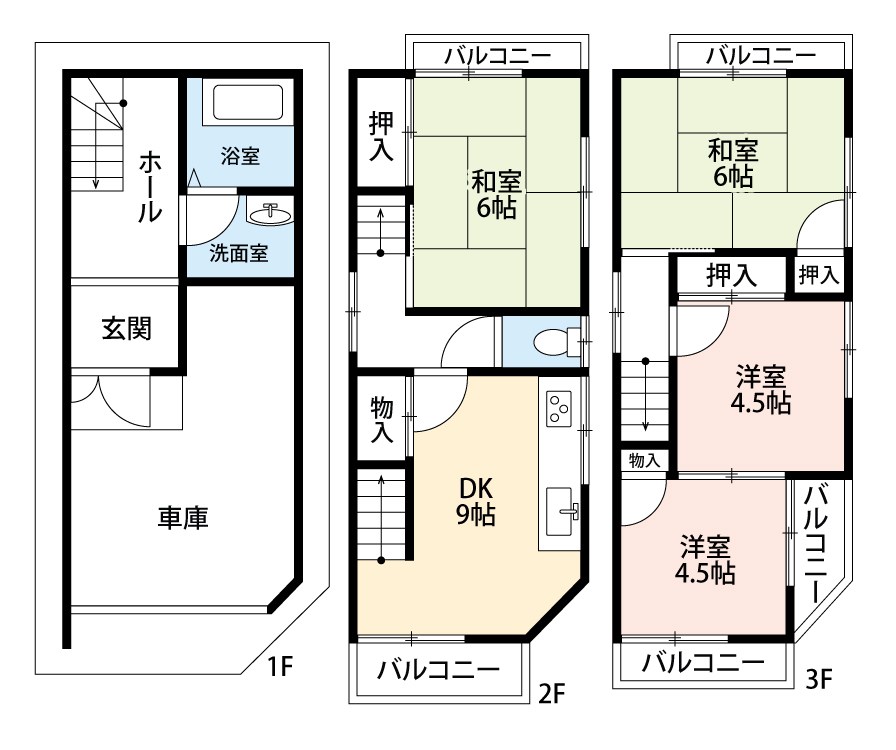 寝屋川市黒原城内町 間取図・土地図