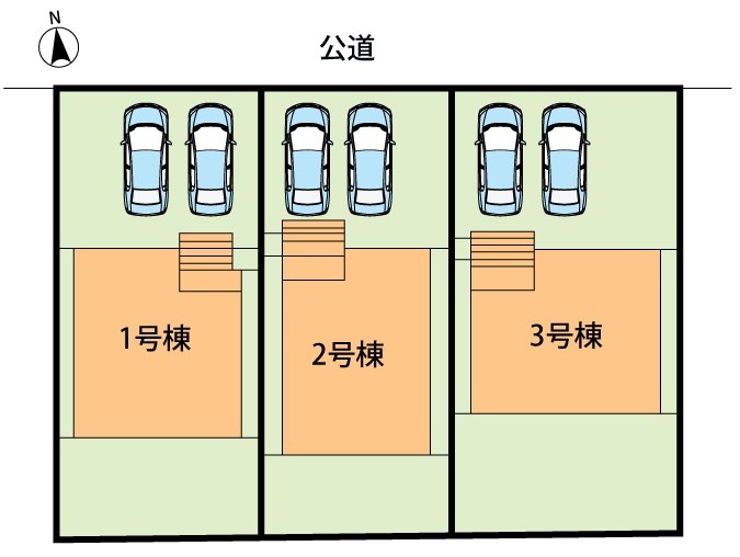 各務原市各務おがせ町　1号地 区画図