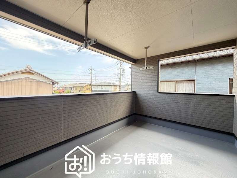 三重郡菰野町大羽根園柴垣町　第2期 現地写真（バルコニー）