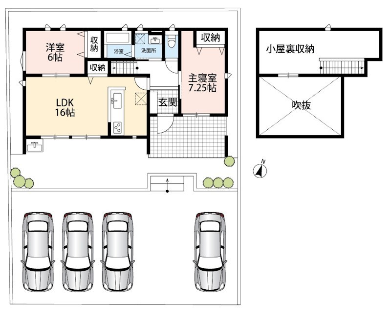 伊賀市西高倉石原　26号地   間取図・土地図