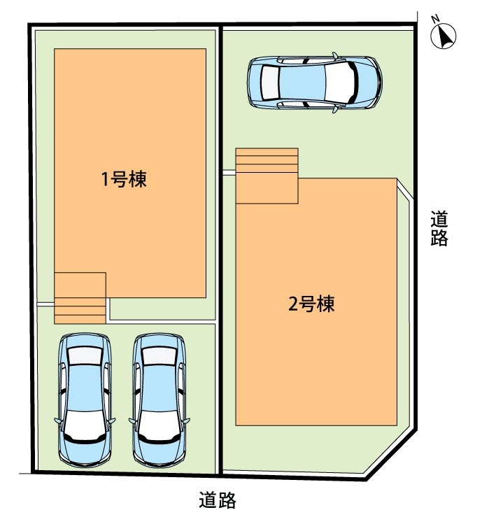 一宮市緑　第2期　1号地 区画図