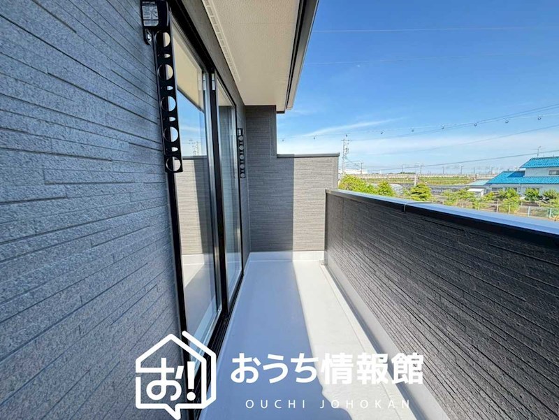 一宮市萩原町築込野中　第2期　2号地 現地写真（バルコニー）