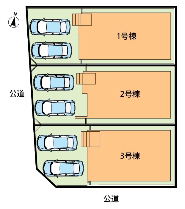 一宮市多加木　第1期　3号地  区画図