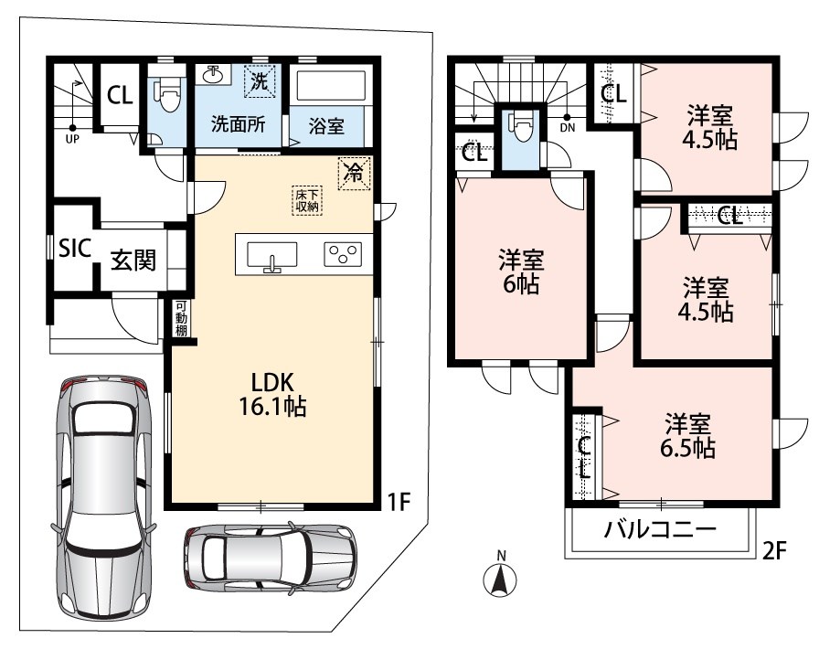 藤井寺市大井　第1期 間取図・土地図