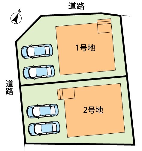 野洲市近江富士　第1期　1号地 区画図