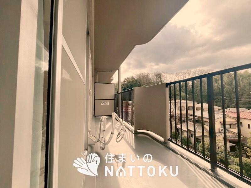 寝屋川コーポラス 現地写真（バルコニー）