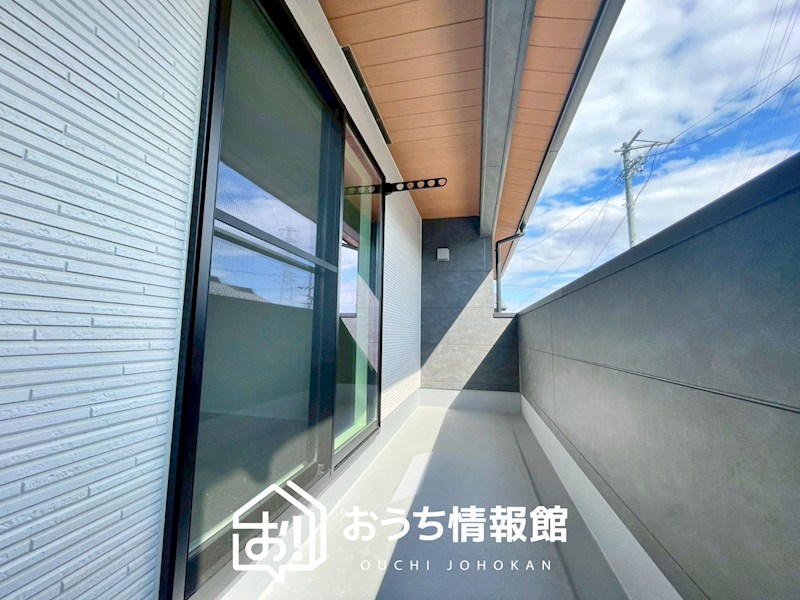 羽島郡岐南町伏屋　B号地 現地写真（バルコニー）