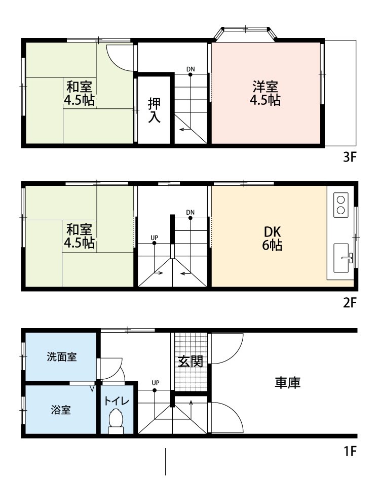 寝屋川市御幸東町 間取図・土地図