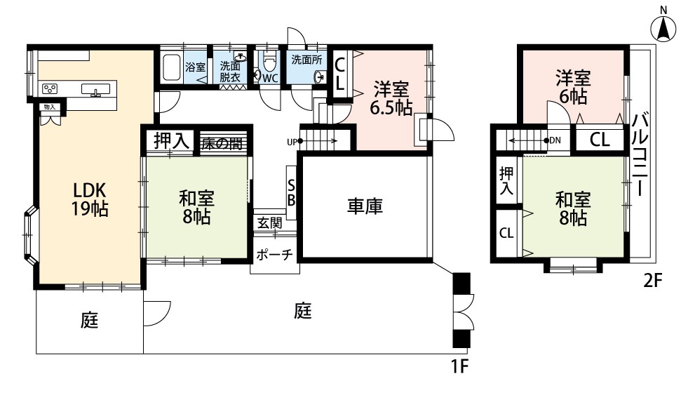 寝屋川市秦町 間取図・土地図