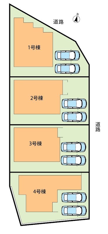 姫路市青山　第7期　1号地 区画図