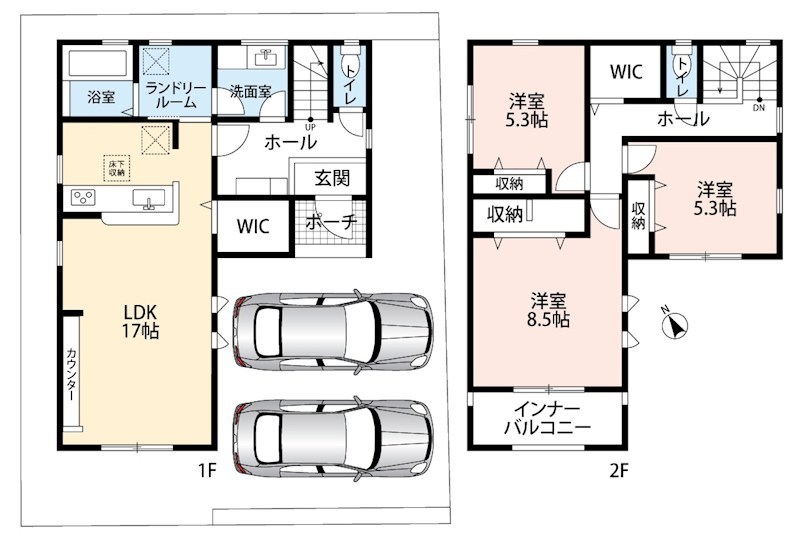姫路市玉手　第3期　 間取図・土地図
