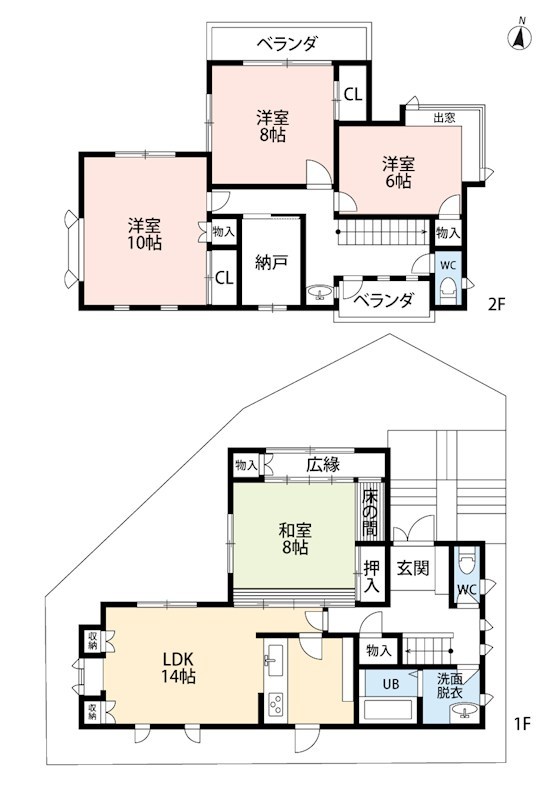寝屋川市成田南町　 間取図・土地図